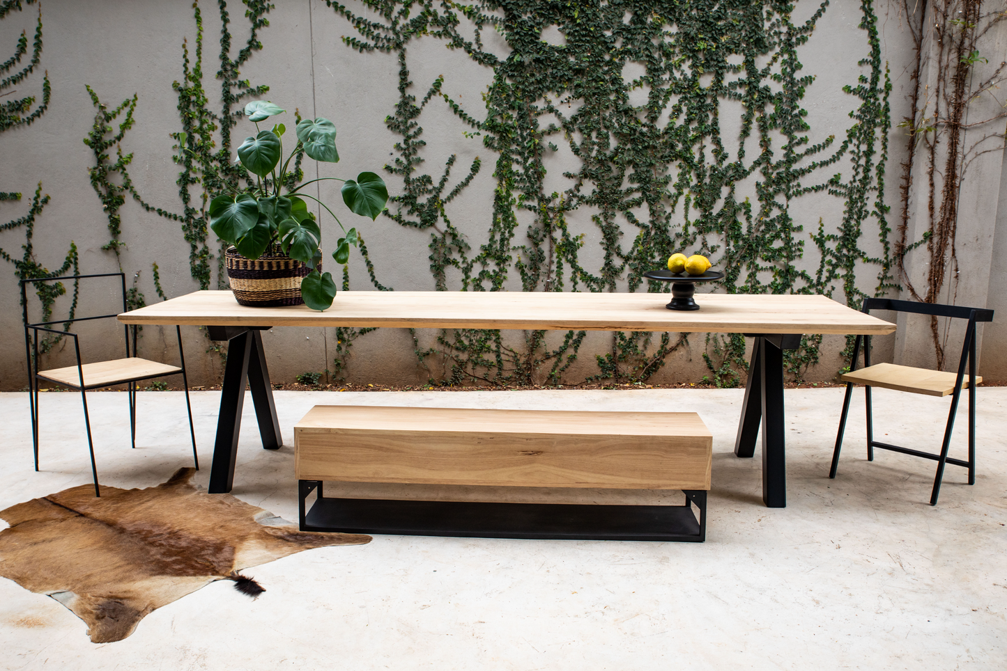 V-Leg Dining Table