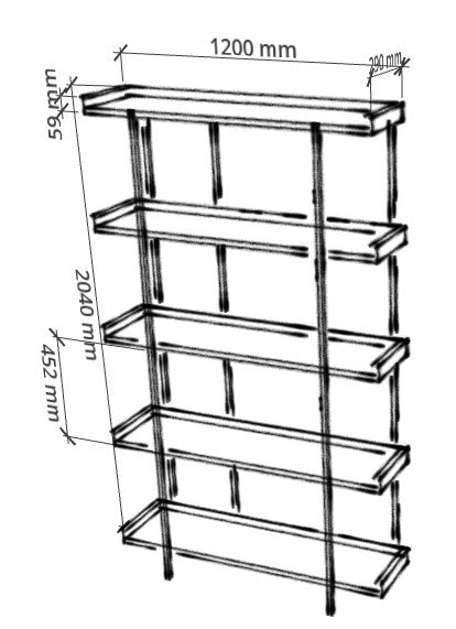 Contemporary Shelving Unit